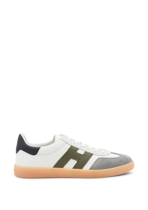 Hogan Cool logo-appliqué leather sneakers - White