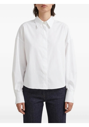 Brunello Cucinelli oversized cotton shirt - White