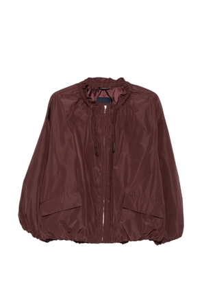 'S Max Mara drawstring ruffled jacket - Purple