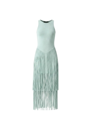 Toccin Jora fringe-trimmed dress - Green