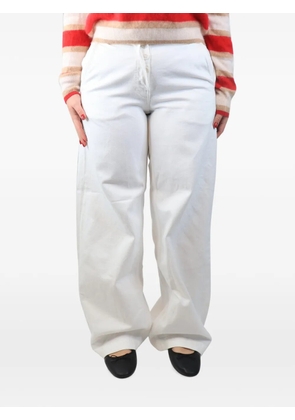 Another Tomorrow wide-leg jeans - White