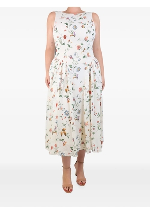 Reformation floral-print sleeveless dress - Neutrals