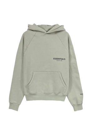 FEAR OF GOD ESSENTIALS x SSENSE Essentials logo-print hoodie - Green