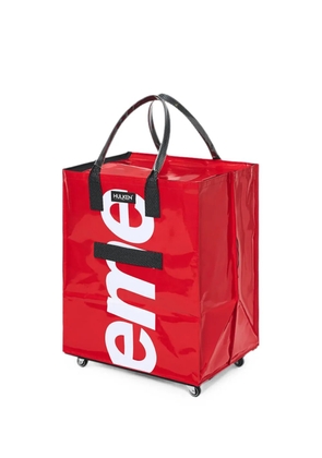 Supreme x Hulken Rolling logo-patch tote bag - Red