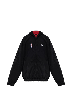 Balenciaga x NBA zip-up hooded jacket - Black