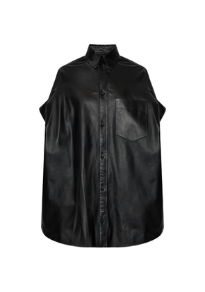 Balenciaga buttoned-pocket blouse - Black