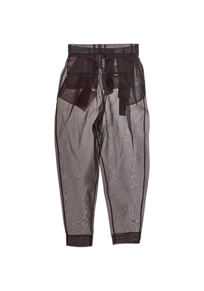 D&G pleated sheer trousers - Purple