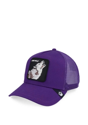 GOORIN BROS Lone Wolf patch-detail mesh-panel baseball cap - Purple
