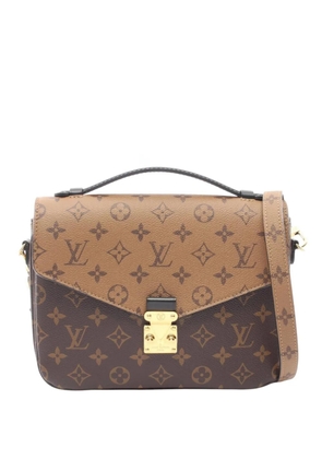 Louis Vuitton Pre-Owned 2021-2026 Monogram Reverse Pochette Metis satchel - Brown