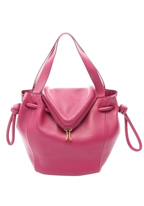 Bottega Veneta Pre-Owned 2012-2026 Small Calf Beak Bag satchel - Purple