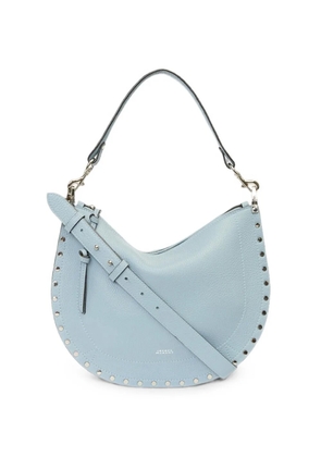 ISABEL MARANT Oskan Soft stud-embellished tote bag - Blue