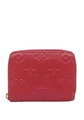 Louis Vuitton Pre-Owned 2018 Monogram Empreinte Zippy Purse coin pouch - Red
