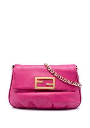 Fendi Pre-Owned 2010-2026 Leather Fendista Pochette crossbody bag - Pink
