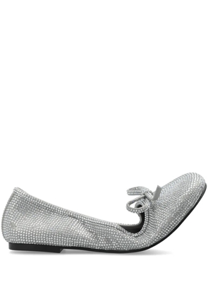 Balenciaga Leopold ballerina shoes - Silver
