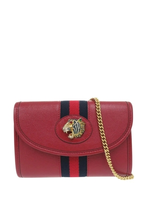 Gucci Pre-Owned 2016-2026 Mini Calfskin Rajah Web Chain crossbody bag - Red