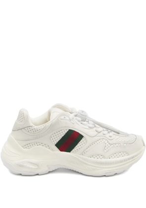 Gucci Rochelle perforated sneakers - White