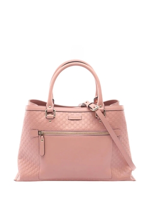Gucci Pre-Owned 2000-2015 Microguccissima Top Handle satchel - Pink