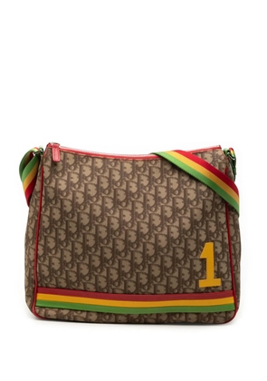 Christian Dior Pre-Owned 2004 Diorissimo Trotter Coated Canvas Rasta crossbody bag - Brown