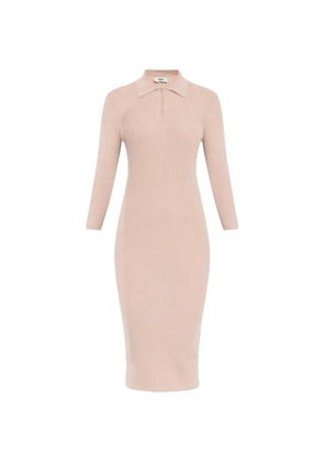 FENDI pink wool and silk dress
