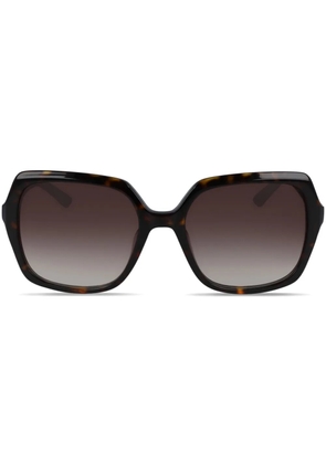 Calvin Klein oversize-frame sunglasses - Brown