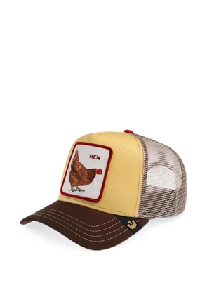 GOORIN BROS mesh-panelled patch cap - Yellow