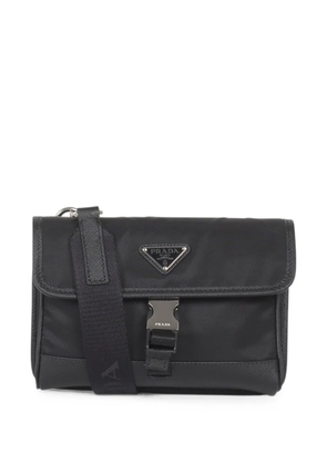 Prada Re-Nylon Saffiano leather shoulder bag - Black