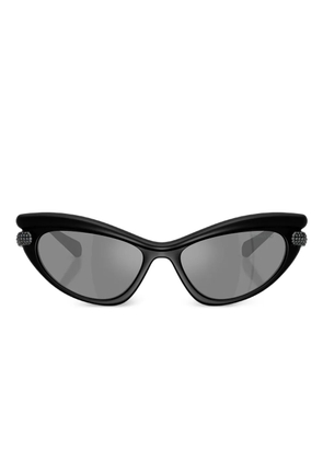 Swarovski Eyewear crystal-embellished cat-eye sunglasses - Black
