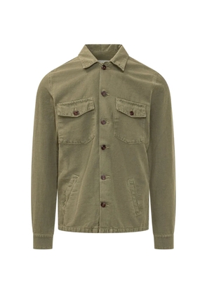 BL'KER chest-pocket long-sleeve shirt - Green