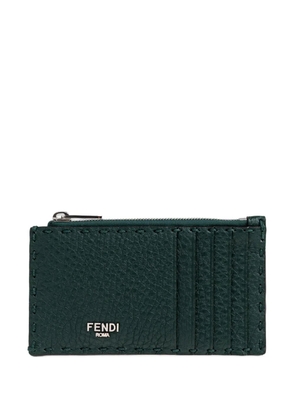 FENDI Selleria leather cardholder - Green