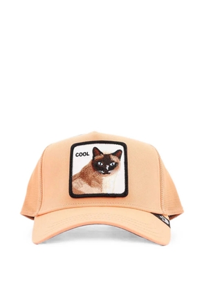 GOORIN BROS cat-patch mesh-panel trucker hat - Orange