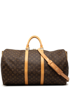 Louis Vuitton Pre-Owned 1998 Monogram Keepall Bandouliere 55 travel bag - Brown