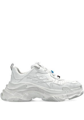 Balenciaga lace-up platform sneakers - White