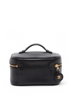 CHANEL Pre-Owned 1994-1996 CC Caviar Case vanity bag - Black