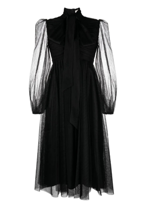 ZIMMERMANN tulle midi dress - Black