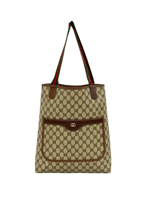 Gucci Pre-Owned 20th Century GG Supreme Web tote bag - Brown