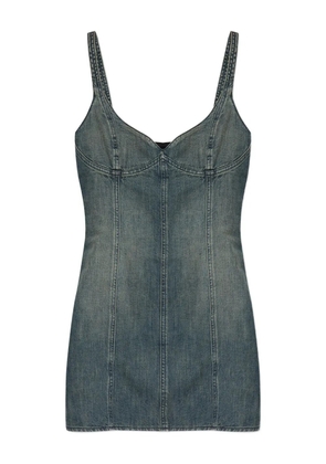 Balenciaga denim mini dress - Blue