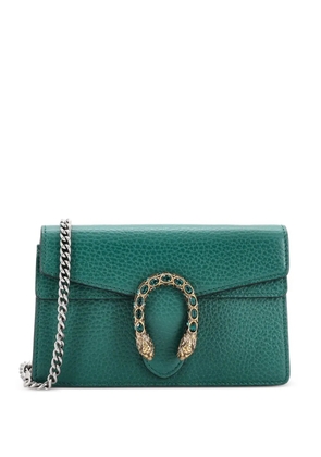 Gucci Pre-Owned Dionysus Bag Leather Super Mini clutch bag - Green