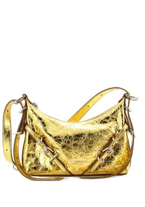 Givenchy Pre-Owned Voyou Metallic Leather Mini shoulder bag - Gold