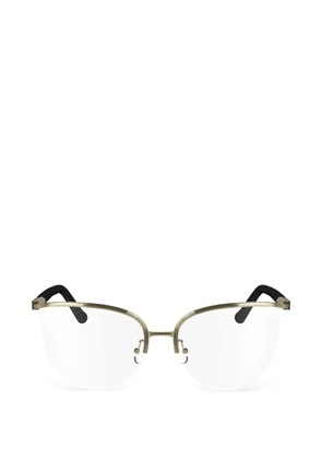 Ferragamo Eyewear semi-rimless glasses - Gold