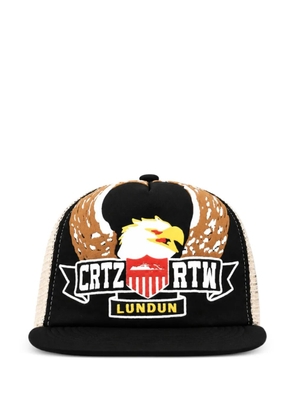 CORTEIZ Dipset logo-print trucker cap - Black
