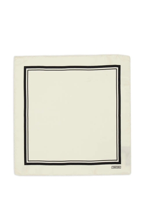 TOM FORD silk frame pocket square - Neutrals