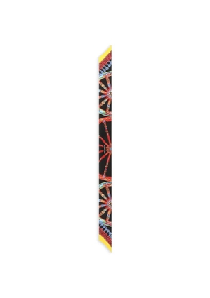 Dolce & Gabbana 6x100 Carretto-print silk twill bandeau - Black