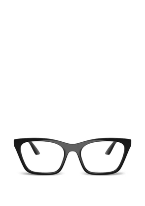 Emporio Armani square-frame clip-on glasses - Black