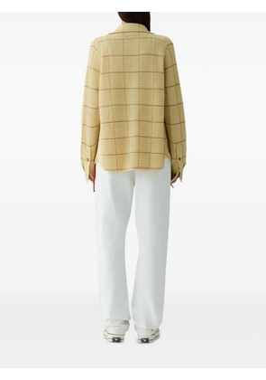 Guest In Residence Dylan check-pattern shirt - Yellow