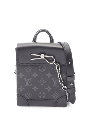 Louis Vuitton Pre-Owned Nano Steamer Monogram Eclipse shoulder bag - Black