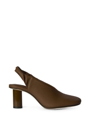 JVAM slingback square-toe pumps - Brown