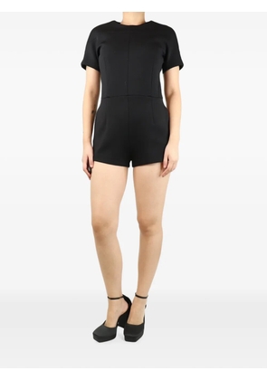 Pre-Owned Alexander Wang short-sleeved scuba playsuit - Black