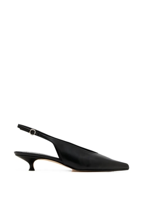 Aeyde Camila pointed-toe slingback pumps - Black