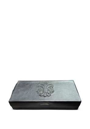 Chrome Hearts leather sunglasses case - Black