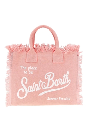 MC2 Saint Barth Colette fringed tote bag - Pink